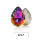 Acmore Crystal New Arrival  Shadow Series Tear Drop Shape Piont Back High Quality Rhinestones Glass Crystal Stone for Nail Art