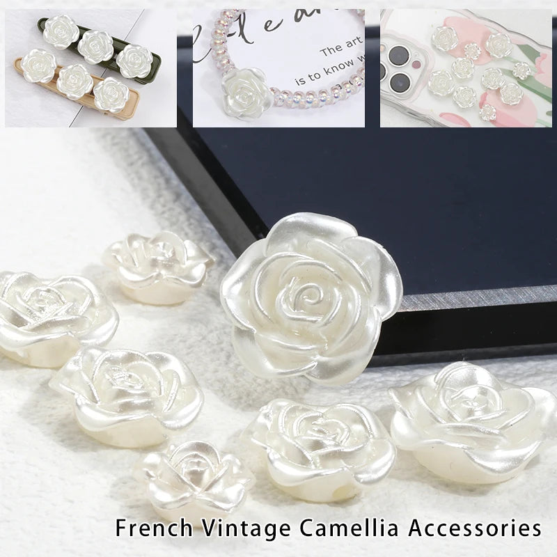 High Quality New Design Pearl Color ABS French Hawthorn Accessories for Jewelry Fhone Case