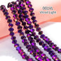 Acmore Crystal 4mm 21 Colors Bicone Shaped Crystal Stone Wholesale Loose Necklace Bracelet Earring Through Hole Glass Rhinestone Beads