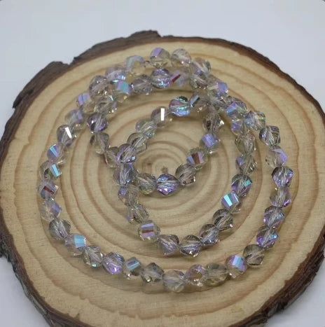 Acmore Crystal Wholesale Colorful Crystal Loose Bead 8mm Glass Beads DIY Handmade Loose Beads for Jewelry Making