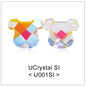 Acmore Crystal New Design Bear Shape Glass Fancy Jewelry Rhinestones Stone Strass K9 3D Crystal Pointback Glue on Nail Art Clothing