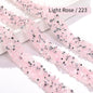 Acmore Crystal Wholesale 1.2cm Bling Self-Adhesive Resin Mesh Strips With Round Point Back Rhinestones Tube Rope for Decoration Garment