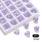Acmore Crystal Heart Shape10MM K9 Loose Pointed Back Crystal Rhinestones for Jewelry Custom Pendant for Necklace Making