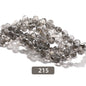Acmore Crystal  8*10MM Shinning AB Color Faceted Cutting Strawberry  Tear Drop  Crystal Loose Beads Jewelry Accessories