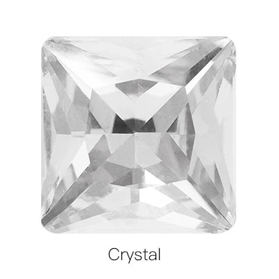 Hot Sale Square Fancy Stone Colorful Crystal Jewelry Point Back Rhinestones