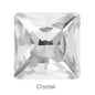 Hot Sale Square Fancy Stone Colorful Crystal Jewelry Point Back Rhinestones