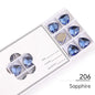 Acmore Crystal Fat Triangle Hot Selling DIY Shiny Crystal K9 Glass Sew on Rhinestone Fancy Stones Strass for Wedding Dress Decoration