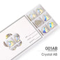 Acmore Crystal Fat Triangle Hot Selling DIY Shiny Crystal K9 Glass Sew on Rhinestone Fancy Stones Strass for Wedding Dress Decoration