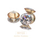 Acmore Crystal High Quality Colorful Round Zircon Transparent Pointeback Glass Rhinestone for Jewelry Making & Nail Art