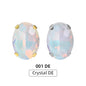 Acmore Crystal Wholesale High Quality Sew on Four Claws  Oval Shape Strass Flatback Glass Rhinestones Wedding Dress Crafts