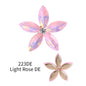 Acmore Crystal High Quality Point Back Navette Alloy Flower Shapes Point Back Rhinestones Loose Glass Stone Design Dress Clothing