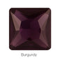 Hot Sale Square Fancy Stone Colorful Crystal Jewelry Point Back Rhinestones