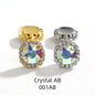 Acmore Crystal Wholesale Cheap Price Round Shape Glass Rhinestone With Claw Setting Stone for Garment Decoration