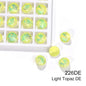 Acmore Crystal High Quality Opal Mocha DE Point Back Rivoli Shape Colorful Rhinestones Glass Crystal DIY Clothes Design