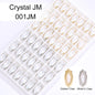 Acmore Crystal Navette Shaped Aurora Mocha Rhinestone Strass Crystal Stones With Hollow Copper Claw Sew on Garment DIY Accessories