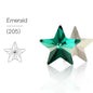 Acmore Crystal Wholesale Star Shape Pointback Crystal Stones K9 Glass Rhinestones for Clothing Nails Decoration