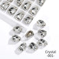 Acmore Crystal Crystals Rhinestone With Claw Strass Gems Sew on Rhinestone Drop Shape Crystal Fancy Stone With Claw for Garment