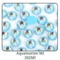 Acmore Crystal 16 Cuts MI Flat Back Non Hot Fix Glass Nail Rhinestones for Jewelry Making Nail Art Decoration
