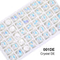 Acmore Crystal High Quality Colorful Point Back Rivoli Shape Glue on Rhinestones Glass Stones Crystal DIY Clothes Design