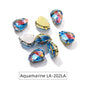 Acmore Crystal New Arrival LA Series Waterdrop Shape Stainless Steel Claw Setting Piont Back Crystals Sew on Beads for Jewelry