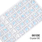 Acmore Crystal New Design Point Back Heart Shape Rhinestones Glass Crystal Stones Opal Mocha Fashion Nail Art Decoration
