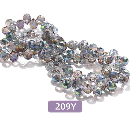 Acmore Crystal  8*10MM Shinning AB Color Faceted Cutting Strawberry  Tear Drop  Crystal Loose Beads Jewelry Accessories