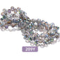 Acmore Crystal  8*10MM Shinning AB Color Faceted Cutting Strawberry  Tear Drop  Crystal Loose Beads Jewelry Accessories