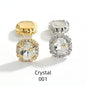 Acmore Crystal Wholesale Cheap Price Round Shape Glass Rhinestone With Claw Setting Stone for Garment Decoration