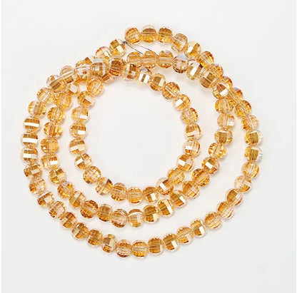 Acmore Crystal Wholesale Colorful Crystal Loose Bead 8mm Glass Beads DIY Handmade Loose Beads for Jewelry Making