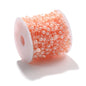 Acmore Crystal High Quality Colorful 8+3MM  Faux Pearl Beads  Roll Strand Artificial Pearl Bead Chain for Wedding Party Decoration