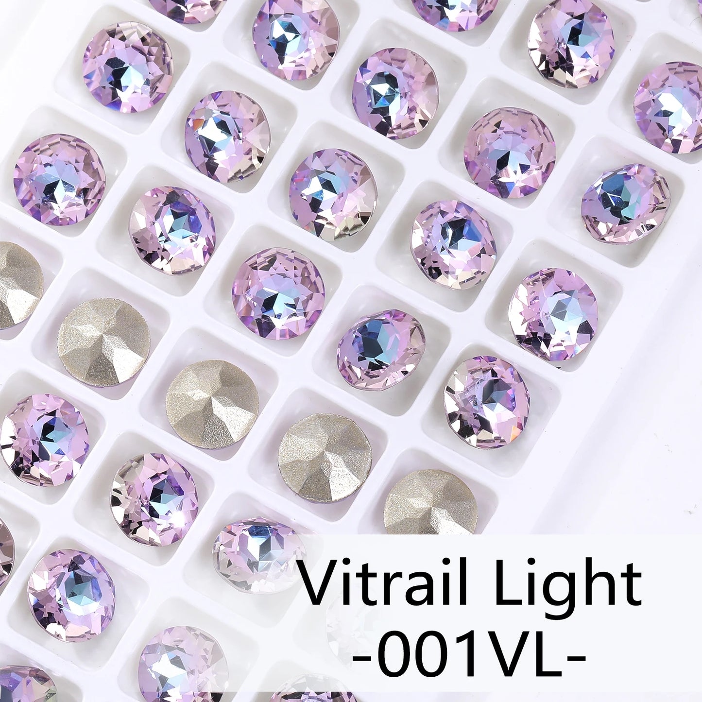 Acmore Crystal High Quality Gemstone Flower K9 Pointback Rhinestone Loose Stones Jewelry Glue on for DIY Decoration Clothing Desgin