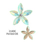 Acmore Crystal High Quality Point Back Navette Alloy Flower Shapes Point Back Rhinestones Loose Glass Stone Design Dress Clothing