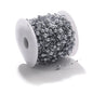 Acmore Crystal High Quality Colorful 8+3MM  Faux Pearl Beads  Roll Strand Artificial Pearl Bead Chain for Wedding Party Decoration