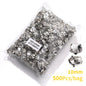 Acmore Crystal Transparent Thickened Round Cross Copper Claw Rhinestone Silver Sew on Crystal Stones  Dress Clothing-Diy Accessories