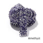 Acmore Crystal High Quality 1.2cm Trim Strass Chain Resin Crystal AB Hot Fix Rhinestones DIY Belt Wedding Dress Garment Craft