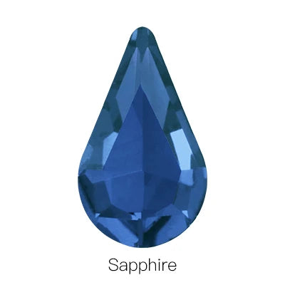 Teardrop Shape Point Back Glass Crystal Fancy Stone Diamond for Garment Loose Beads Factory Direct Glass Crystal Diamond Stone