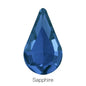 Teardrop Shape Point Back Glass Crystal Fancy Stone Diamond for Garment Loose Beads Factory Direct Glass Crystal Diamond Stone