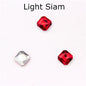 Acmore Crystal Shiny Crystal Nail Art Decoration Rhinestones Glass Sew on Rhinestones for GYM Dress