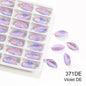 Xihcuan Wholesale Navette Shape Point Back Class Opal Mocha DE Rhinestones Glue on Clothes Fashion DIY Nail Art