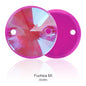 Acmore Crystal New MI Series Rivoli Shaped Round High Quality 3d K9 Glass Sew on Crystal Stones Rhinestone DIY Accessories