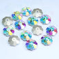 Acmore Crystal Wholesale Sew on Crystal AB Flatback Glass Rhinestones Lead-free Flower Crystal Beads for Garment Sewing Diy Accessories