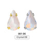 Acmore Crystal High Quality Colors Faceted Glass Stones Drop Claws Flatback Rhinestone Jewelry Art Garment Accessories