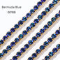 Acmore Crystal New SS4-SS16 Size MI Round Shape Glass Stones Copper Claw Rhinestones Chain Sew on Crystal Direction DIY Rhinestone