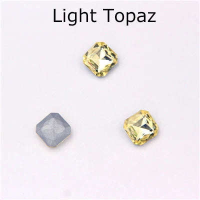 Acmore Crystal Shiny Crystal Nail Art Decoration Rhinestones Glass Sew on Rhinestones for GYM Dress