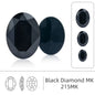 Acmore Crystal Mocha Color Oval Strass Glass Crystal Stone Pointback Rhinestones DIY Garment Clothing Bags Accessories