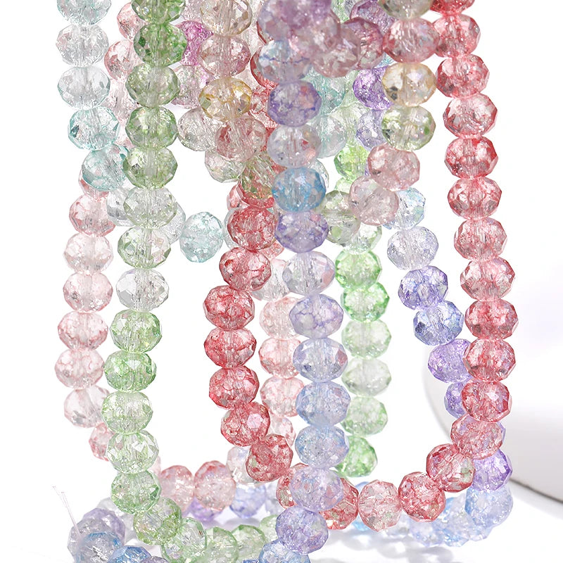 Acmore Crystal New Product Explosion Ice Flower Beads Many Colors DIY Handmade Floral Bead Bracelet Material Accessories