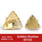 Acmore Crystal  New Fashion Apparel Wedding Shoes Diy Accessories Hand - Sew-on Diamond Triangle Glass Claw Rhinestones Jewelry
