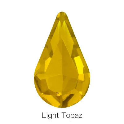 Teardrop Shape Point Back Glass Crystal Fancy Stone Diamond for Garment Loose Beads Factory Direct Glass Crystal Diamond Stone