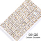 Acmore Crystal Square Shape Star Meteorite Series 12 /18mm K9 Glass Pointback Crystal Stones Rhinestones for Jewelry Making Garment
