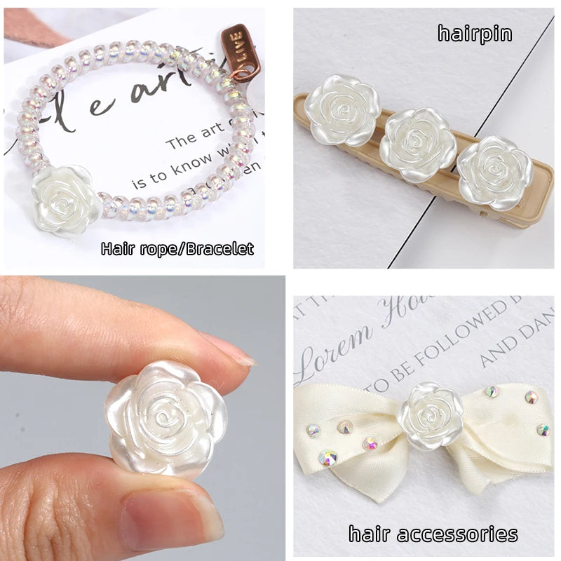 High Quality New Design Pearl Color ABS French Hawthorn Accessories for Jewelry Fhone Case